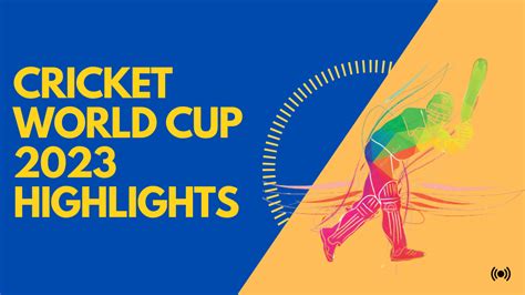 Cricket ODI World Cup 2023 Highlights - Siksha Dham