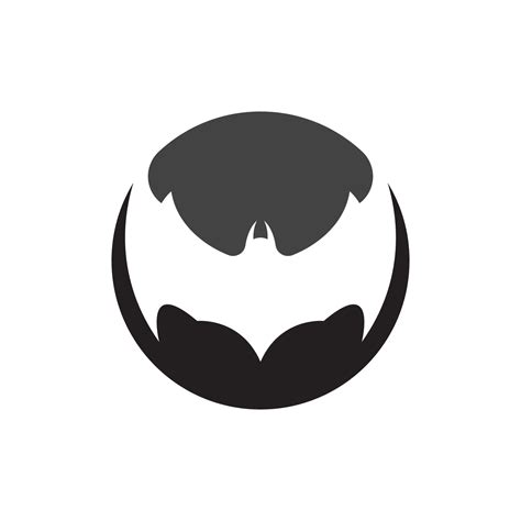 bat vector icon logo template 22137636 Vector Art at Vecteezy