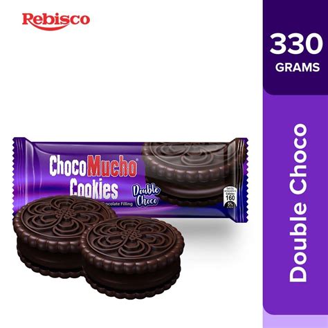 CHOCO MUCHO COOKIE SANDWICH DOUBLE CHOCO (10s x 33g) | Shopee Philippines