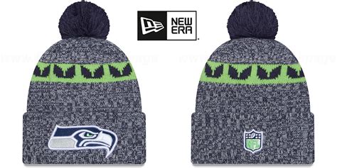 Seattle Seahawks 2023 SIDELINE Knit Beanie Hat by New Era