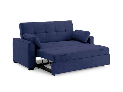 Cape Cod Nantucket Futon Sofa Sleeper Bed Navy Blue | Sleepworks