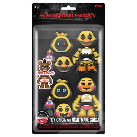 SNAPS! Toy Chica and Nightmare Chica 2-Pack - Five Nights at Freddy's | Funko – Funko Shop