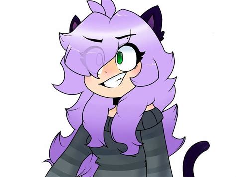 an image of a cartoon character with purple hair