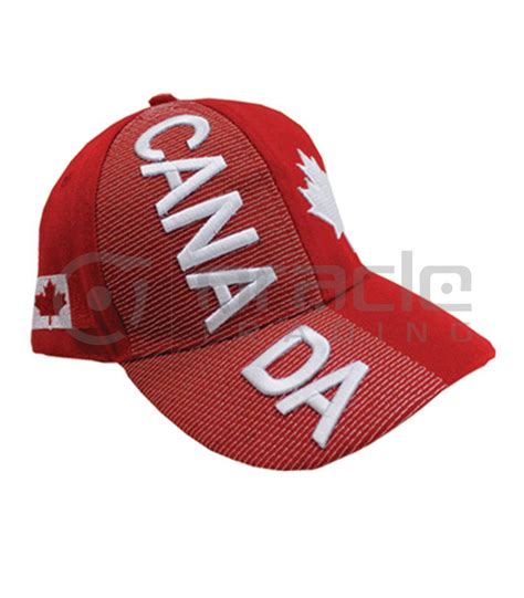 Shop Wholesale 3D Canada Hat - Red – Oracle Trading Inc.