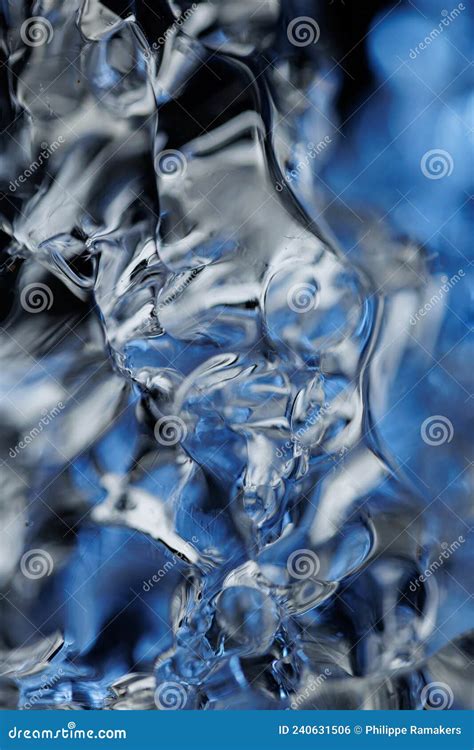 Melting ice water closeup stock photo. Image of bright - 240631506