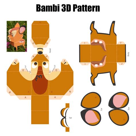 Free Printable 3d Paper Animals - PRINTABLE TEMPLATES