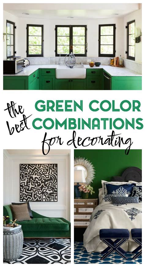 The Best Green Color Combinations for Decorating