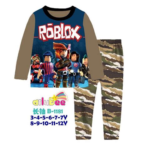 3 Years Old To 12 Years Old Roblox Pajamas