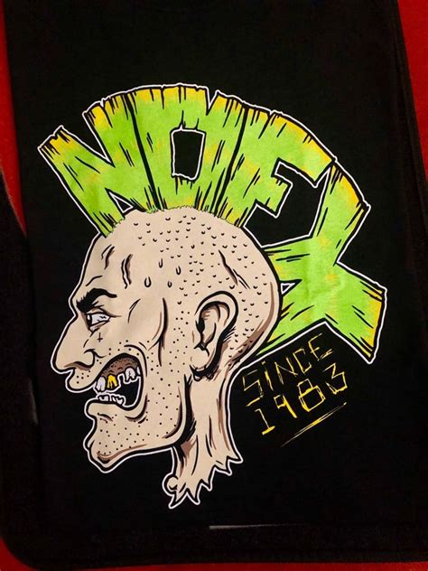 NOFX t shirt tee new | Punk poster, Rock band posters, Punk bands logos