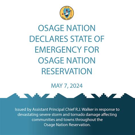 Osage Nation Issues State of Emergency for the Osage Nation Reservation ...