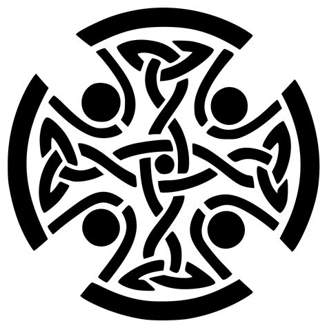 Download Celtic Cross Vector Silhouette SVG | FreePNGImg
