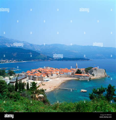 Old town, Budva, Montenegro Stock Photo - Alamy