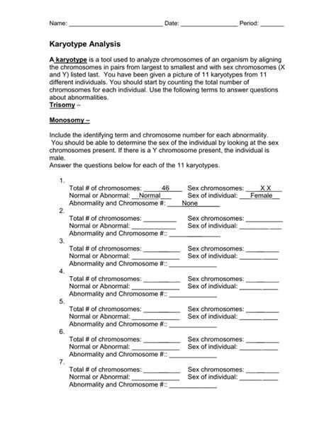 Karyotype Analysis