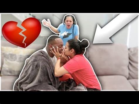 CAUGHT KISSING DAMIEN PRANK FROM “THE PRINCE FAMILY” - YouTube | Pranks, Scary pranks, Couple pranks