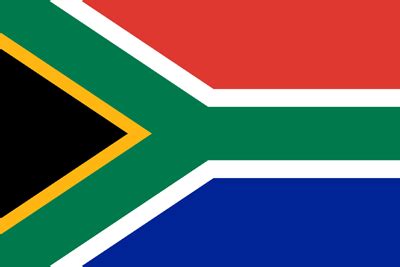 South Africa flag vector - Country flags