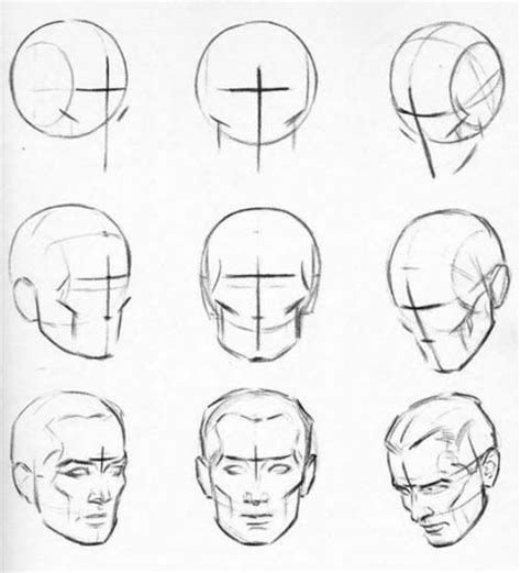 Drawing the head on Pinterest Andrew Loomis | Desenho de rosto, Desenho da figura humana ...