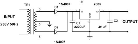 Power Supply 5v Schematic