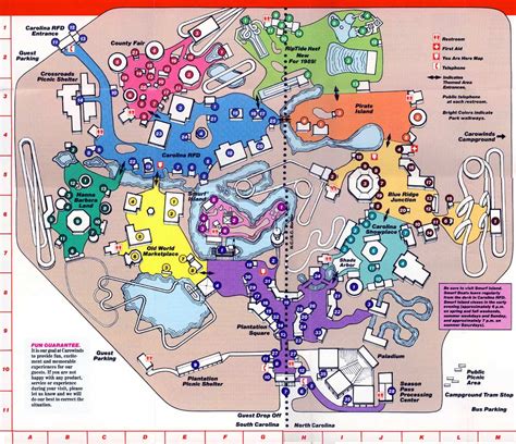 Carowinds Park Map 2024