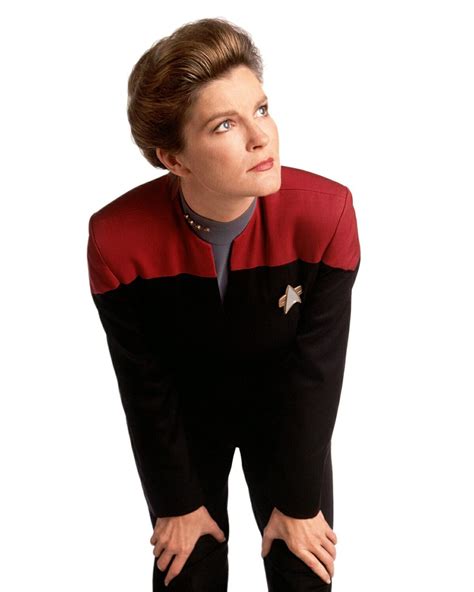 Kate Mulgrew as Captain Janeway in Star Trek Voyager | Raumschiff ...