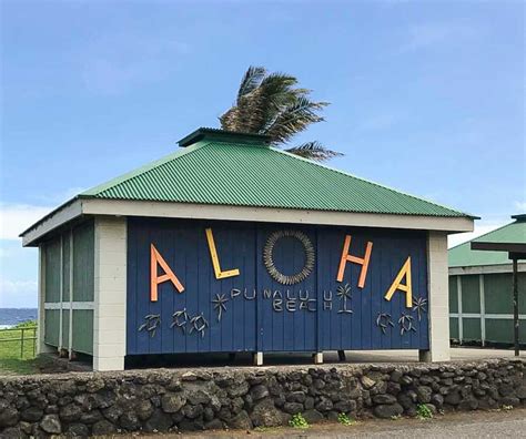 Punalu'u Black Sand Beach - This Hawaii Life