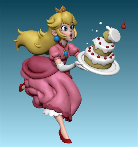 Princess Peach needs to hit the bakes! - ZBrushCentral