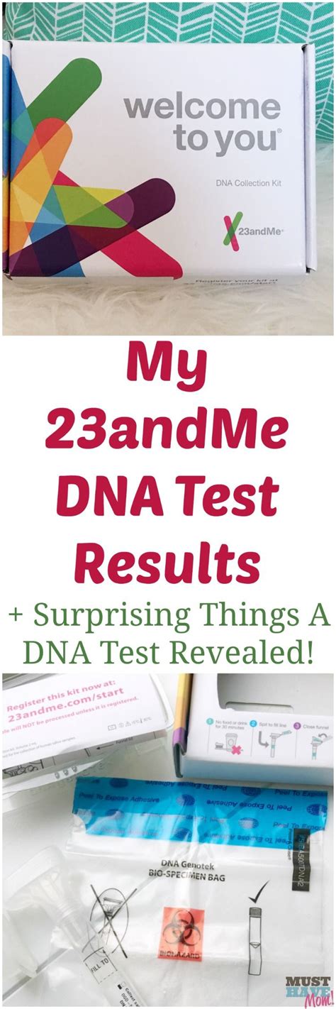 My 23andMe Results + Surprising Results A DNA Test Can Reveal | Dna ...