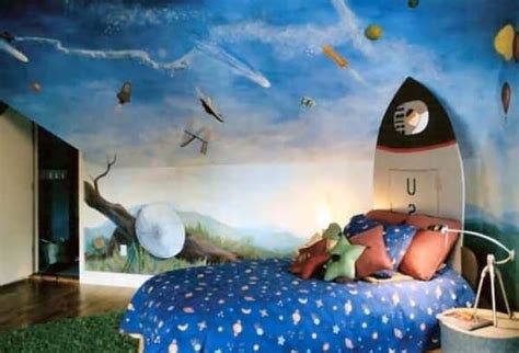 50+ Space Themed Bedroom Ideas for Kids and Adults