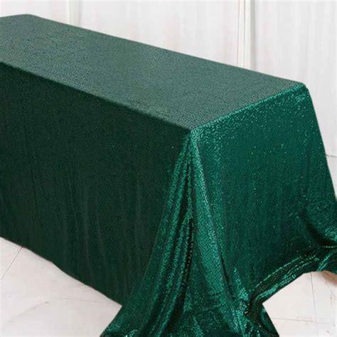 Sequin Rectangle Tablecloths - TableclothsFactory.com