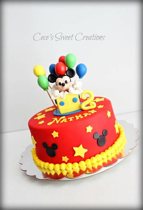 Mickey Mouse Birthday Cake - CakeCentral.com