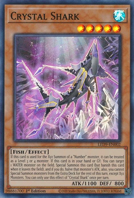 Crystal Shark - Legendary Duelists: Duels From the Deep - YuGiOh