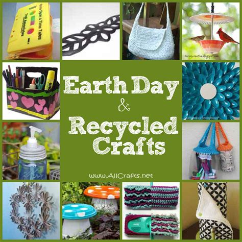 Free Earth Day and Recycled Crafts – AllCrafts Free Crafts Update