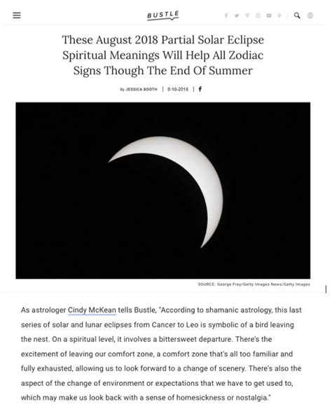 Find out about the spiritual meaning behind a partial solar eclipse and what it does for you ...