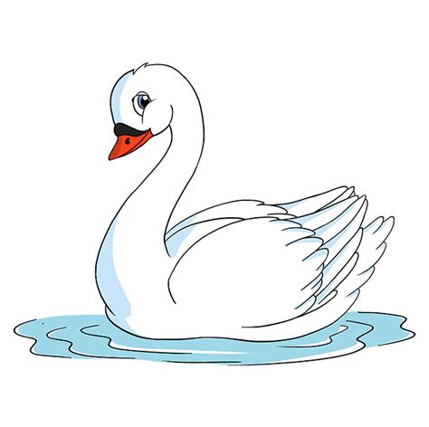 How to Draw a Swan - Really Easy Drawing Tutorial