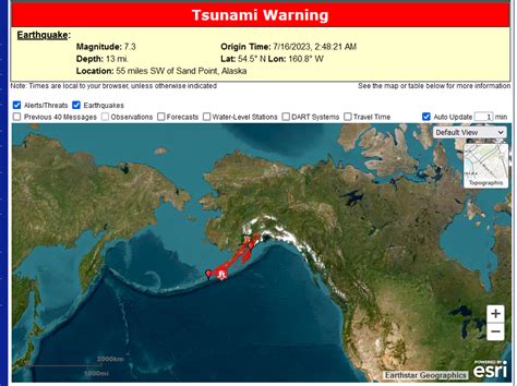 Steve Lookner on Twitter: "Current tsunami warning area https://tsunami.gov"