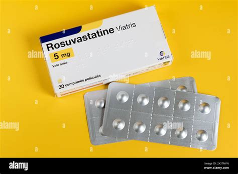 Rosuvastatin. Generic Crestor. In France. Lipid-lowering drug from the ...