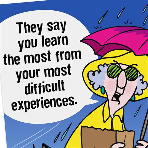 Maxine™ Rainstorm Funny Encouragement Card - Greeting Cards - Hallmark