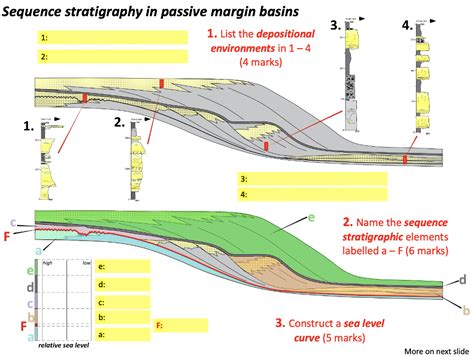 Solved Sequence stratigraphy in passive margin | Chegg.com