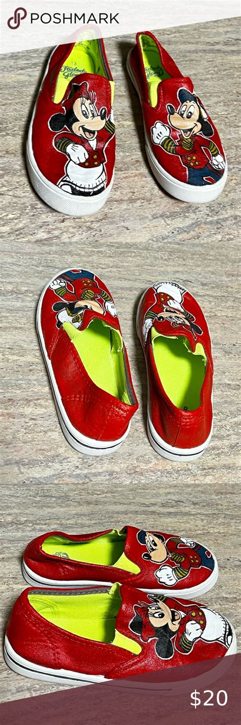 Disney’s Mickey Mouse slip on sneakers by Faded Glory Plus Fashion ...