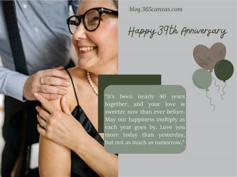 50+ Sweetest 39th Year Anniversary Quotes - 365Canvas Blog