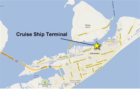 Directions to Galveston Cruise Terminal and Parking Lots | Galveston Cruise Tips