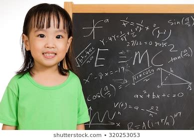 Asian Chinese Children Againts Blackboard Chalkboard Stock Photo 320253053 | Shutterstock