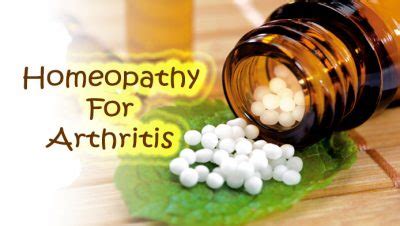 Homeopathic Treatment of Arthritis