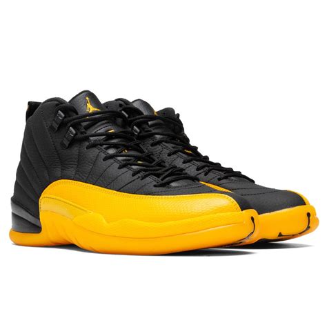 Air 12 Retro - Black/University Gold – Feature