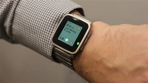 Pebble Time Steel is real, all steel, arriving in July - Video - CNET