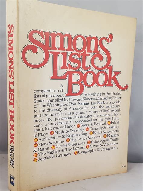 simons book of lists – seek ye best books