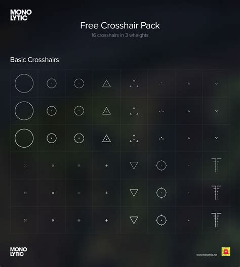 Free Crosshair Pack Thread - IndieDB