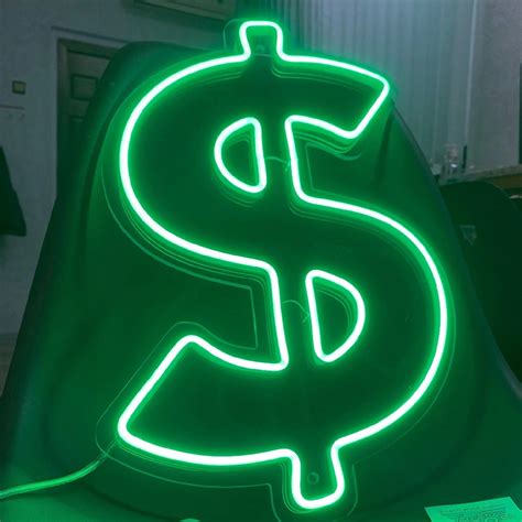 Dollar Neon Sign – LC SIGN SHOP