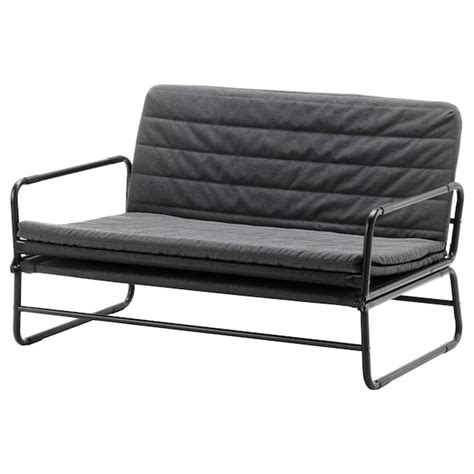 HAMMARN Bettsofa, Knisa dunkelgrau/schwarz, 120 cm - IKEA Deutschland