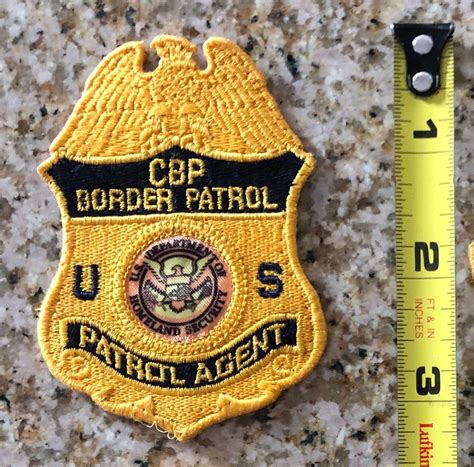 NEW RARE US Border Patrol Agent Uniform badge patch United | Etsy