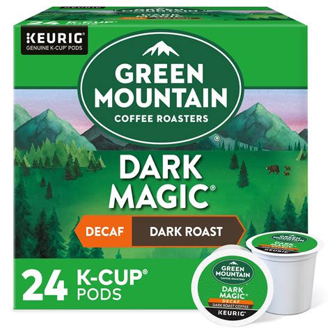 Green Mountain Coffee Decaf Dark Magic K-Cup Pods, Dark Roast, 24 Count ...